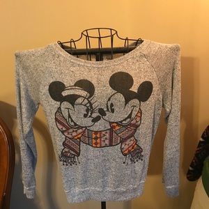 Mickey and Minnie winter sweater